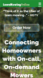 Mobile Screenshot of lawnmowingonline.com